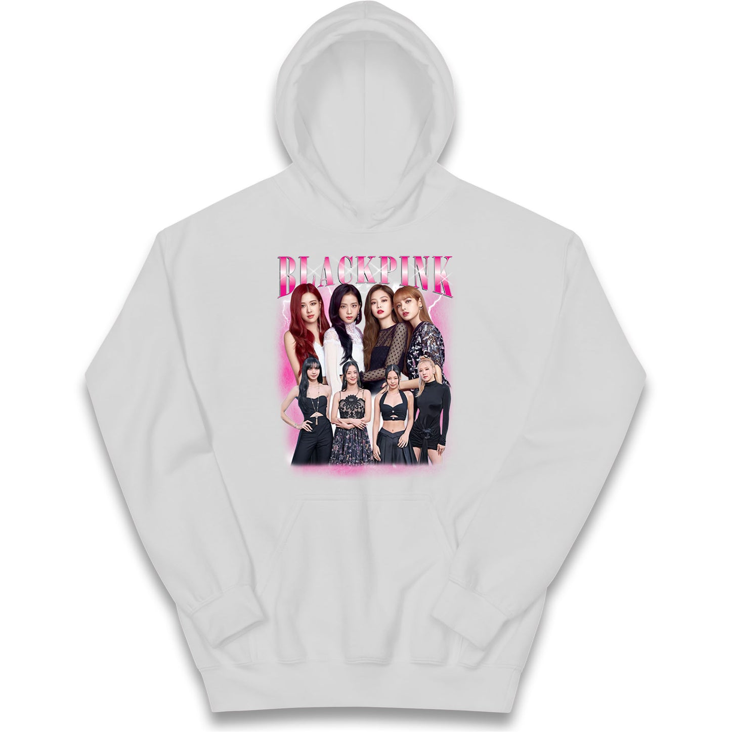 Black Pink Kids Hoodie