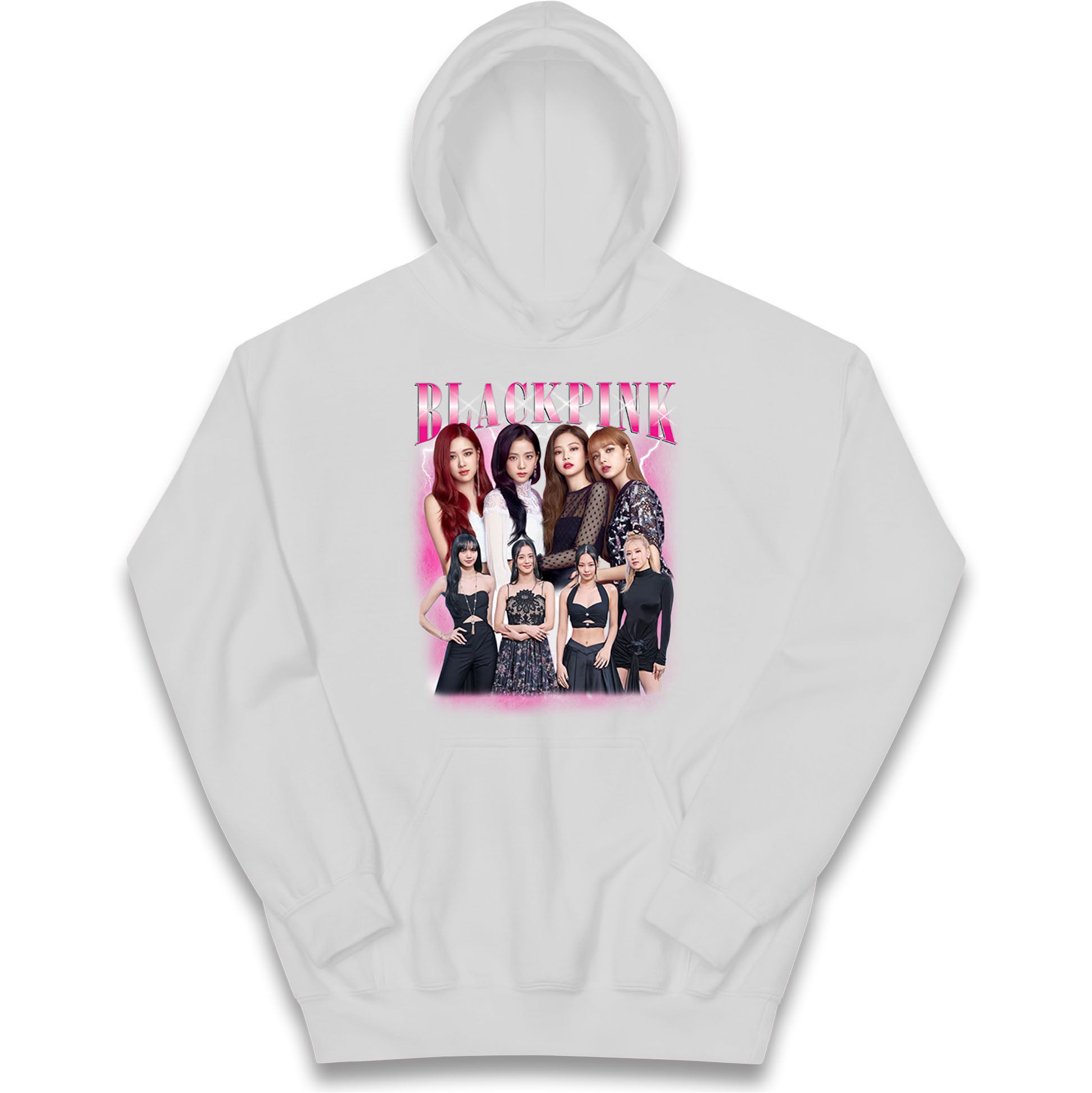 Black Pink Kids Hoodie