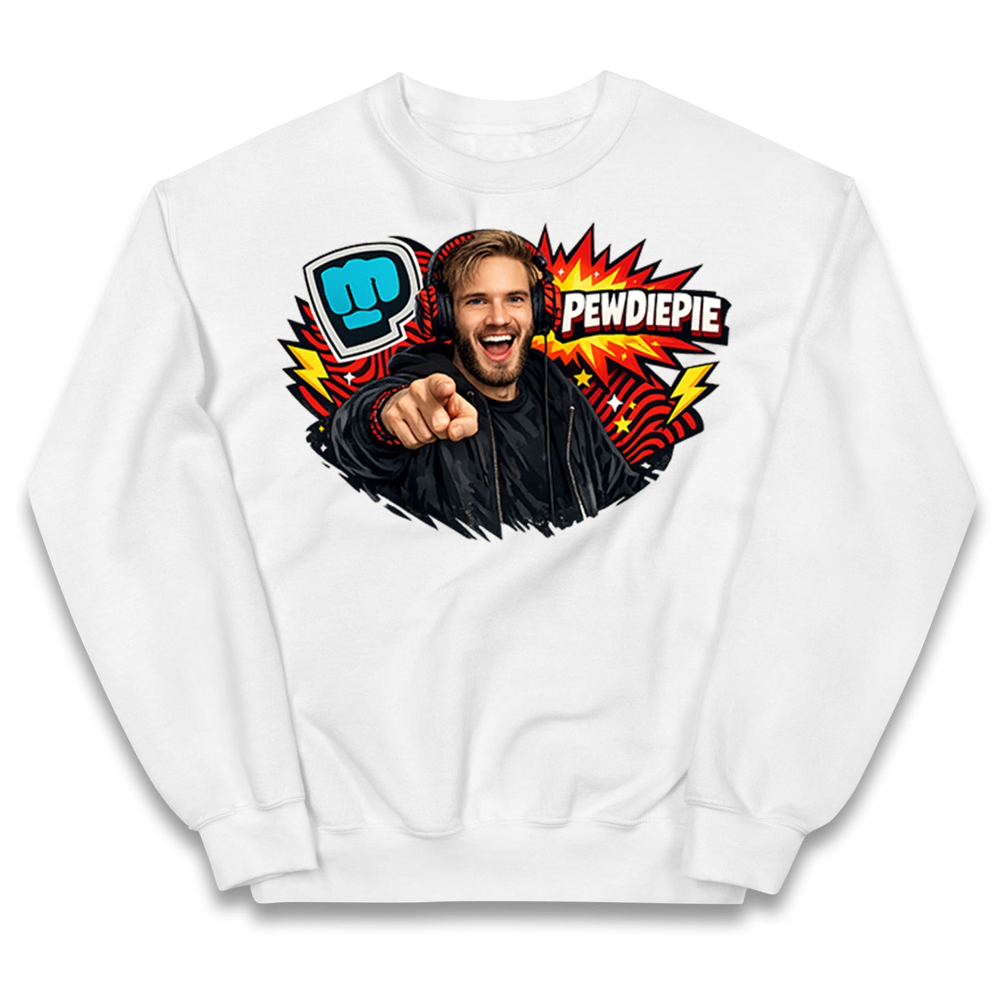 PewDiePie YouTuber Kids Jumper