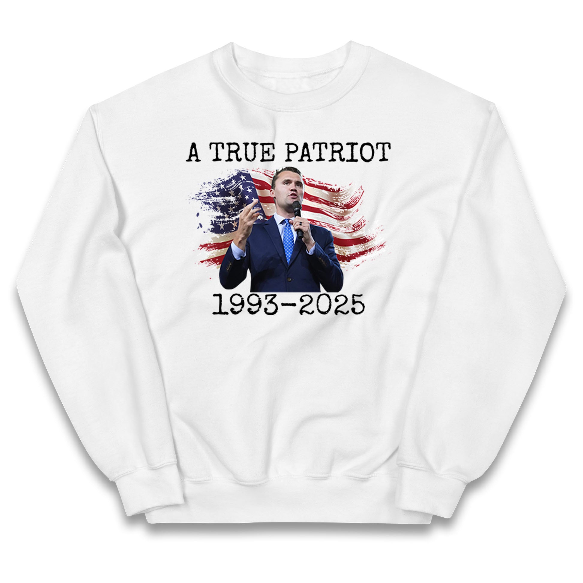 Charlie Kirk Tribute Kids Jumper