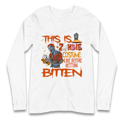 Zombie Costume Halloween T Shirt
