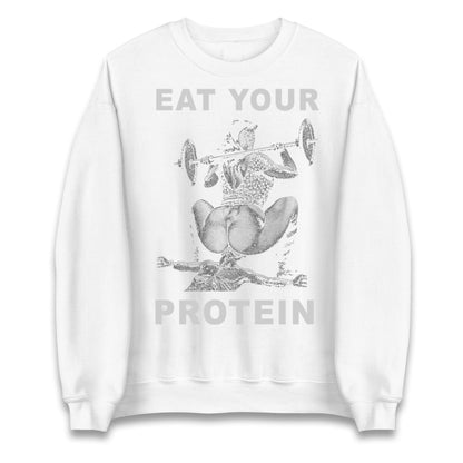 Breakfast Of Champions Eat Your Protein SarcasticJumper