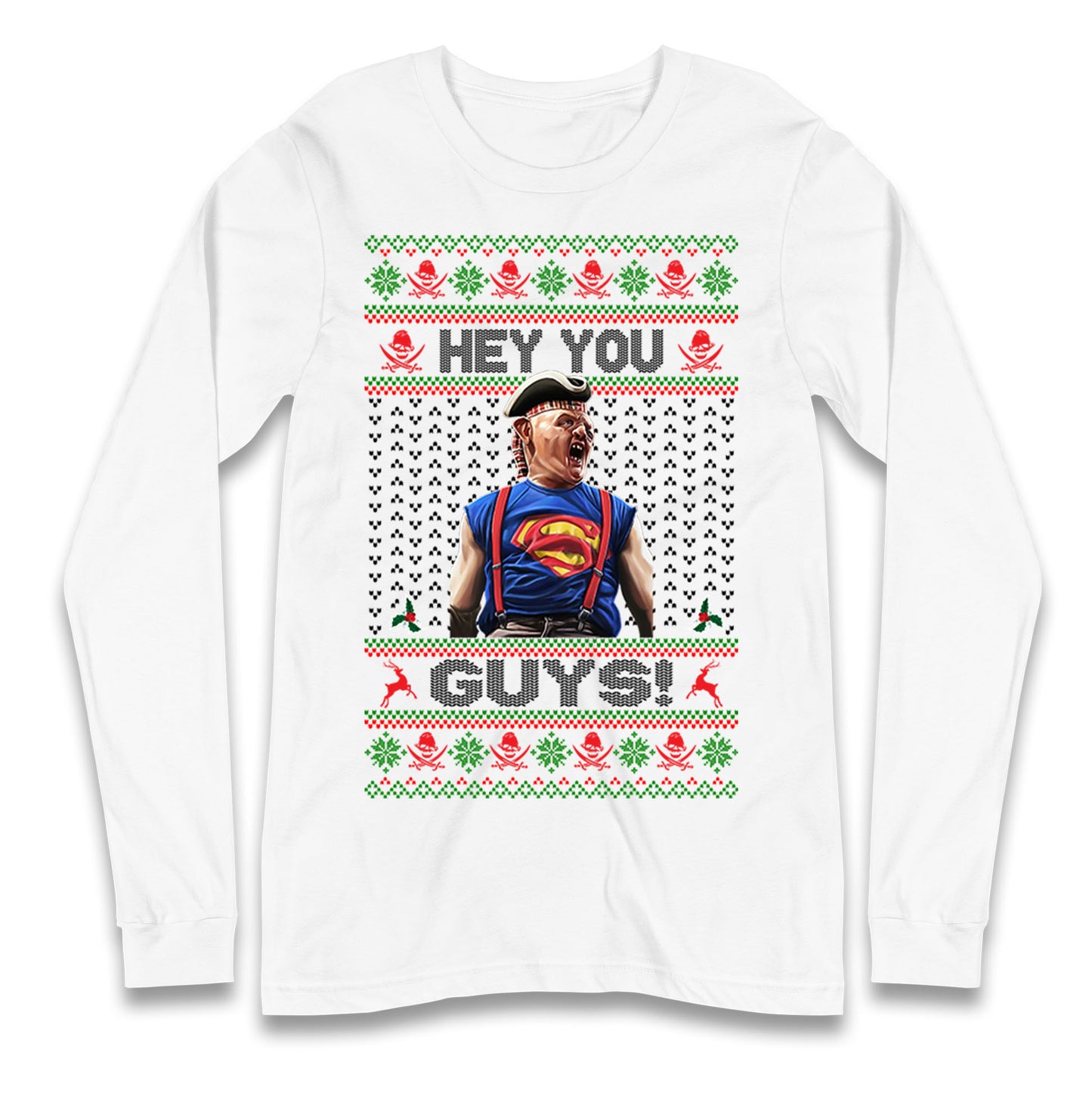 Goonies Sloth Christmas Longsleeve T Shirt