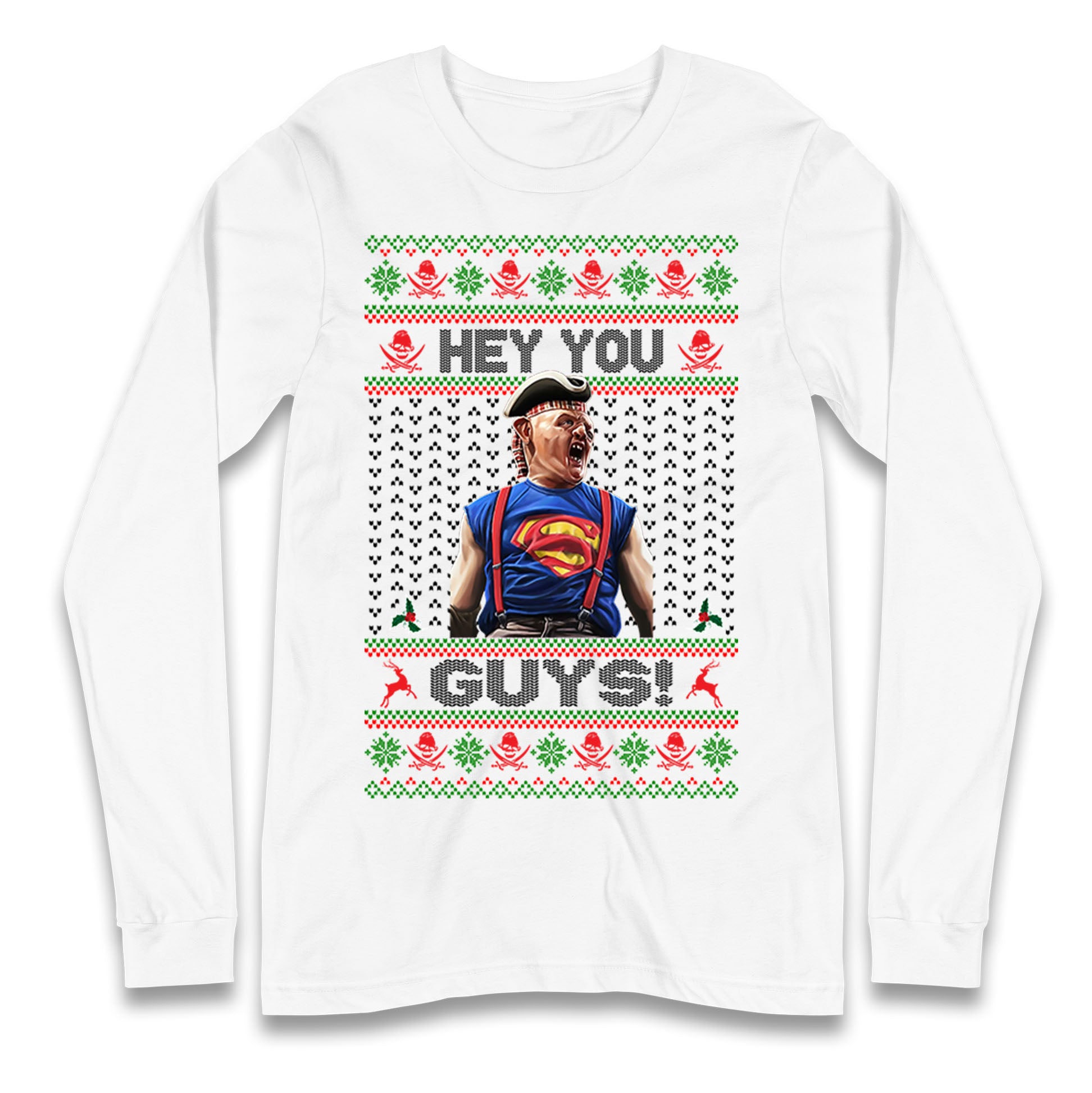 Goonies Sloth Christmas Longsleeve T Shirt