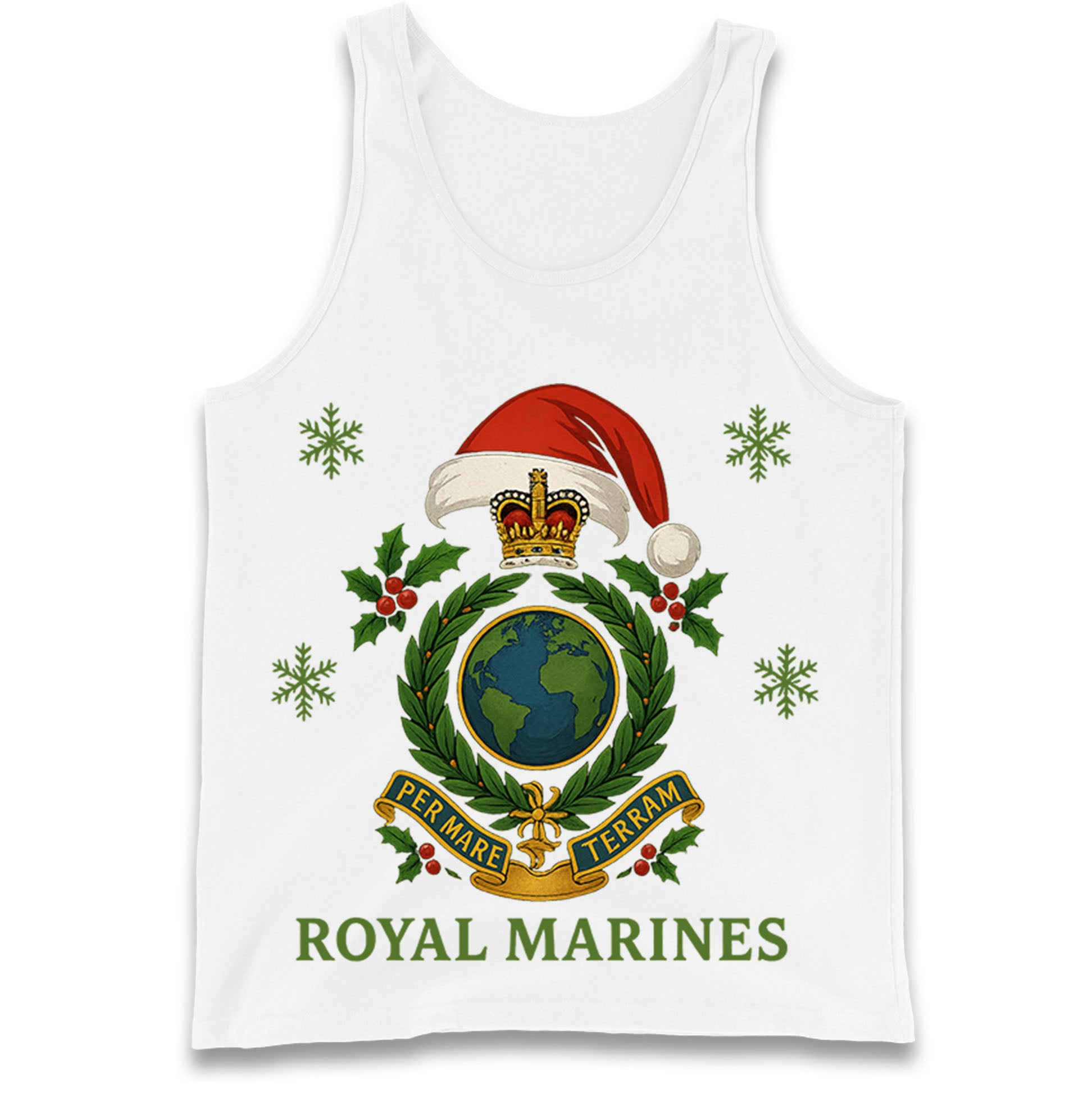 Royal Marines Christmas Tank Top