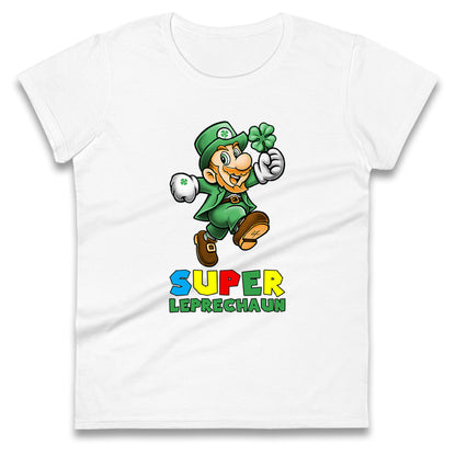 super leprechaun womens t shirt