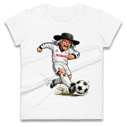 Classic Darlington Football Ladies T Shirt