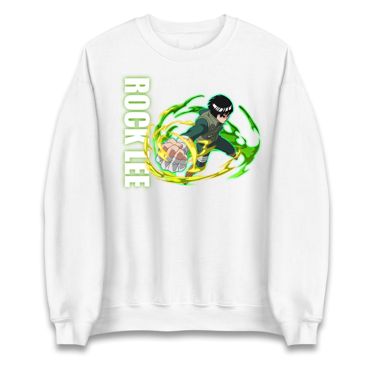 rock lee green beast sweatshirt
