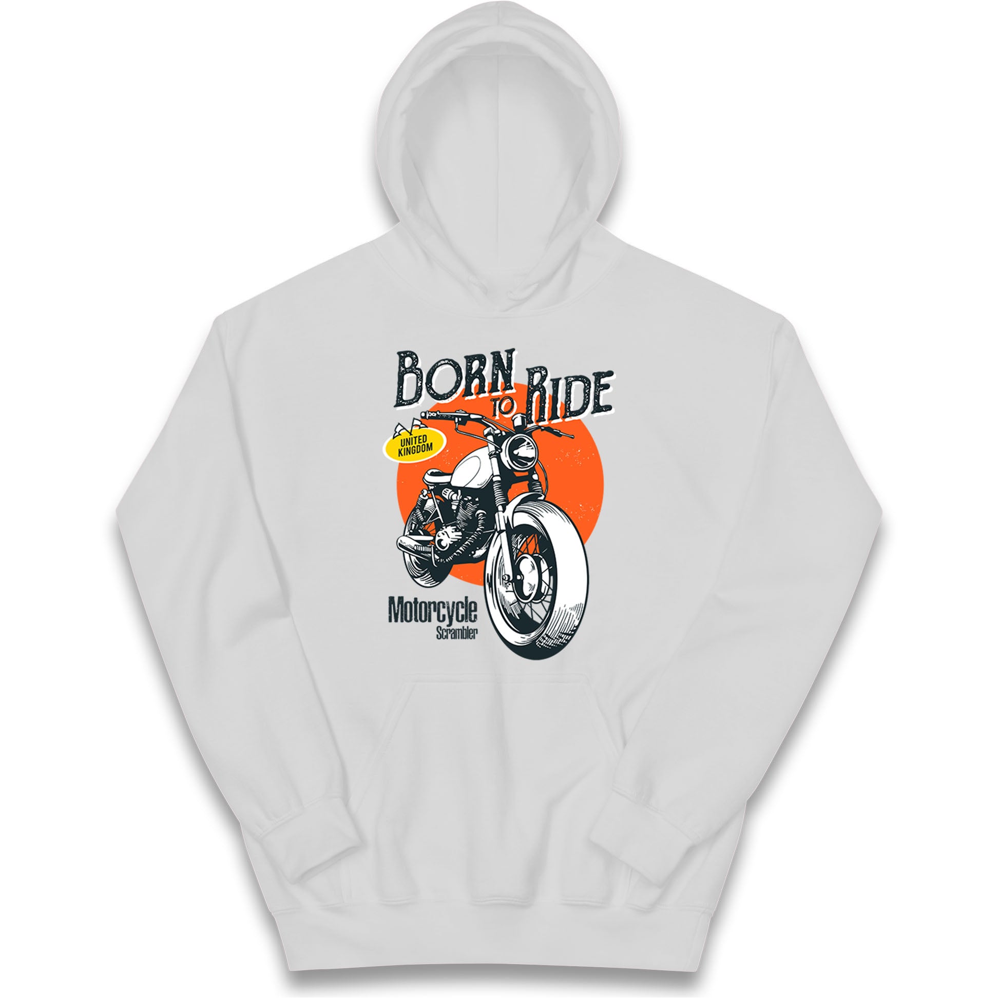 Born To Ride UK Kids Hoodie