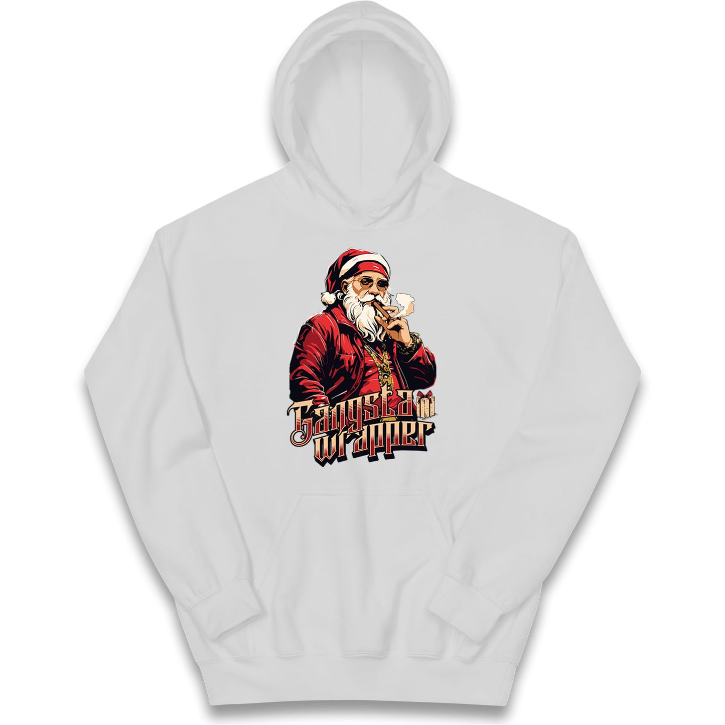 Santa Claus Gangster Kids Hoodie