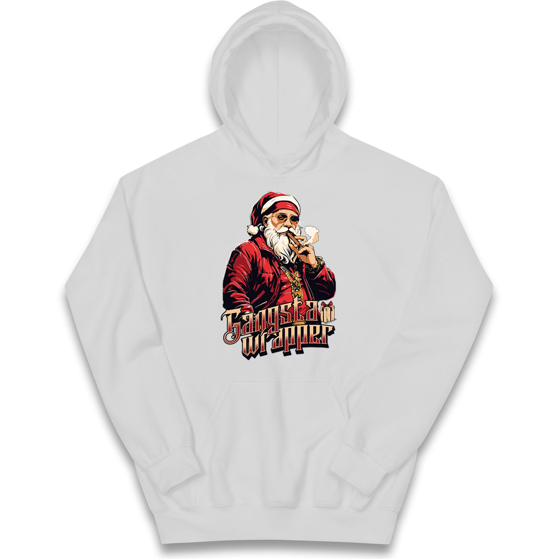 Santa Claus Gangster Kids Hoodie
