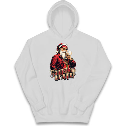 Santa Claus Gangster Kids Hoodie