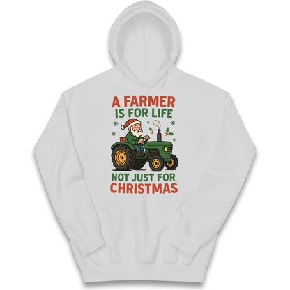 Farmer Christmas Kids Hoodie