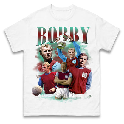 Retro Bobby Moore T Shirt