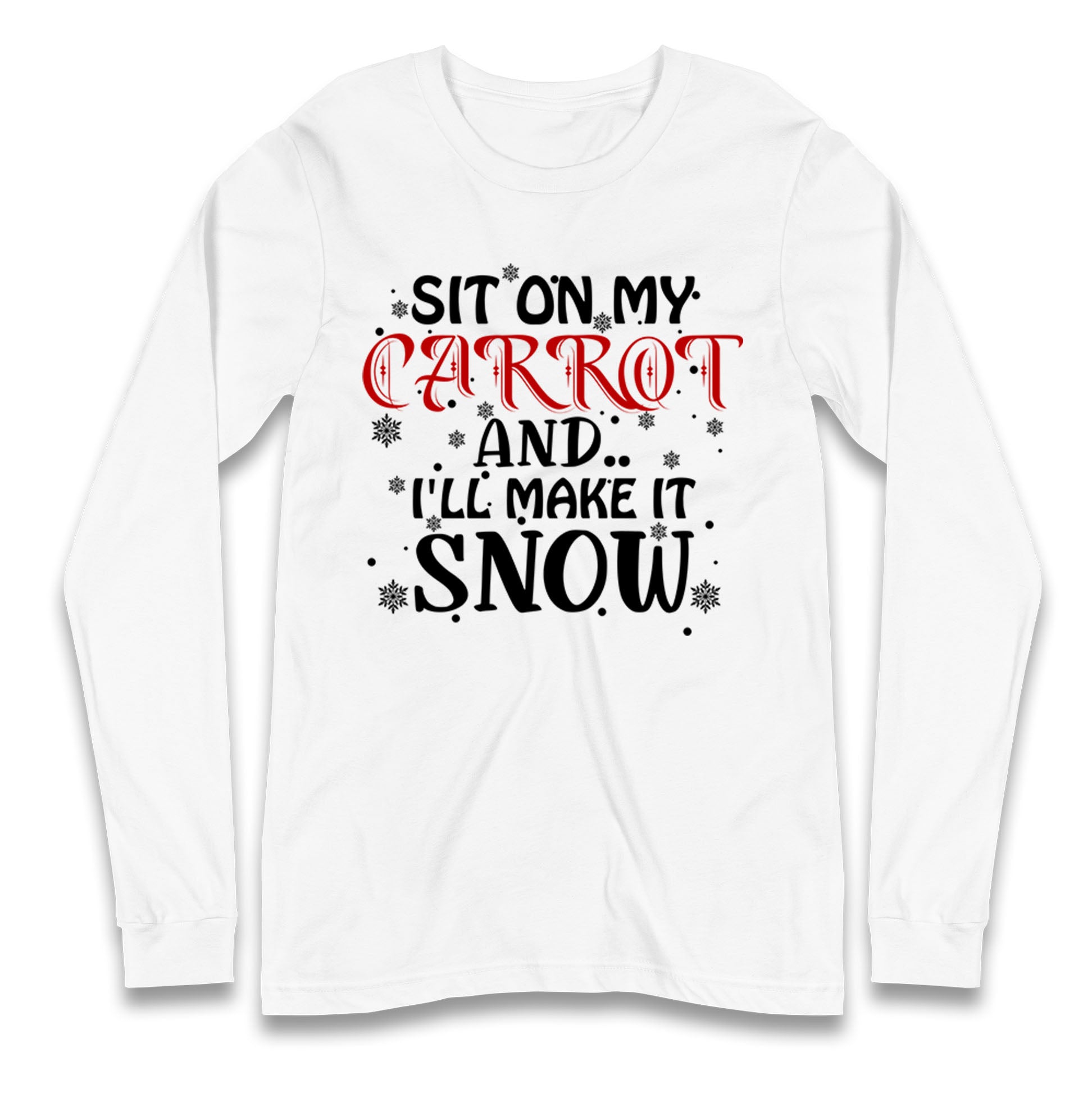 Rude Christmas Longsleeve T Shirt