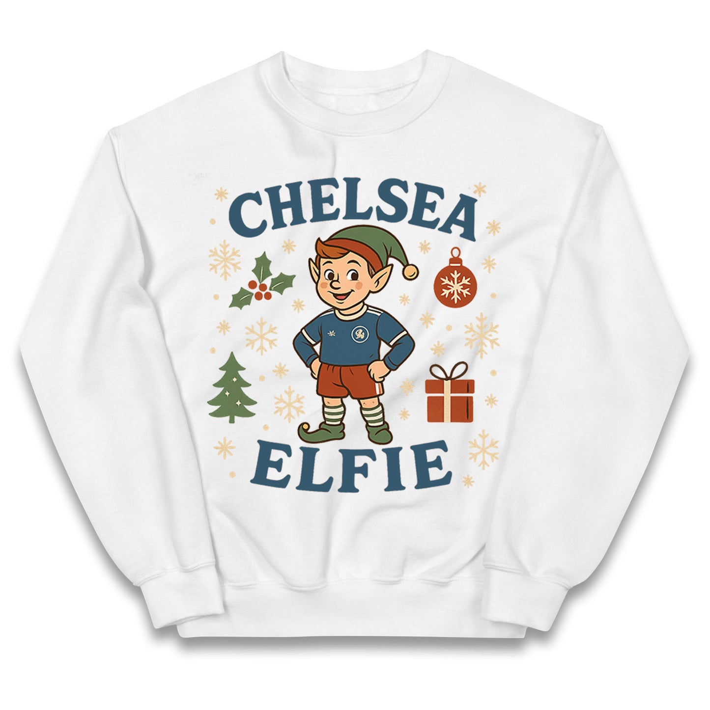 Chelsea FC Christmas Kids Jumper