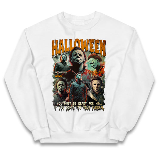 Michael Myers Scary Halloween Bootleg Kids Jumper