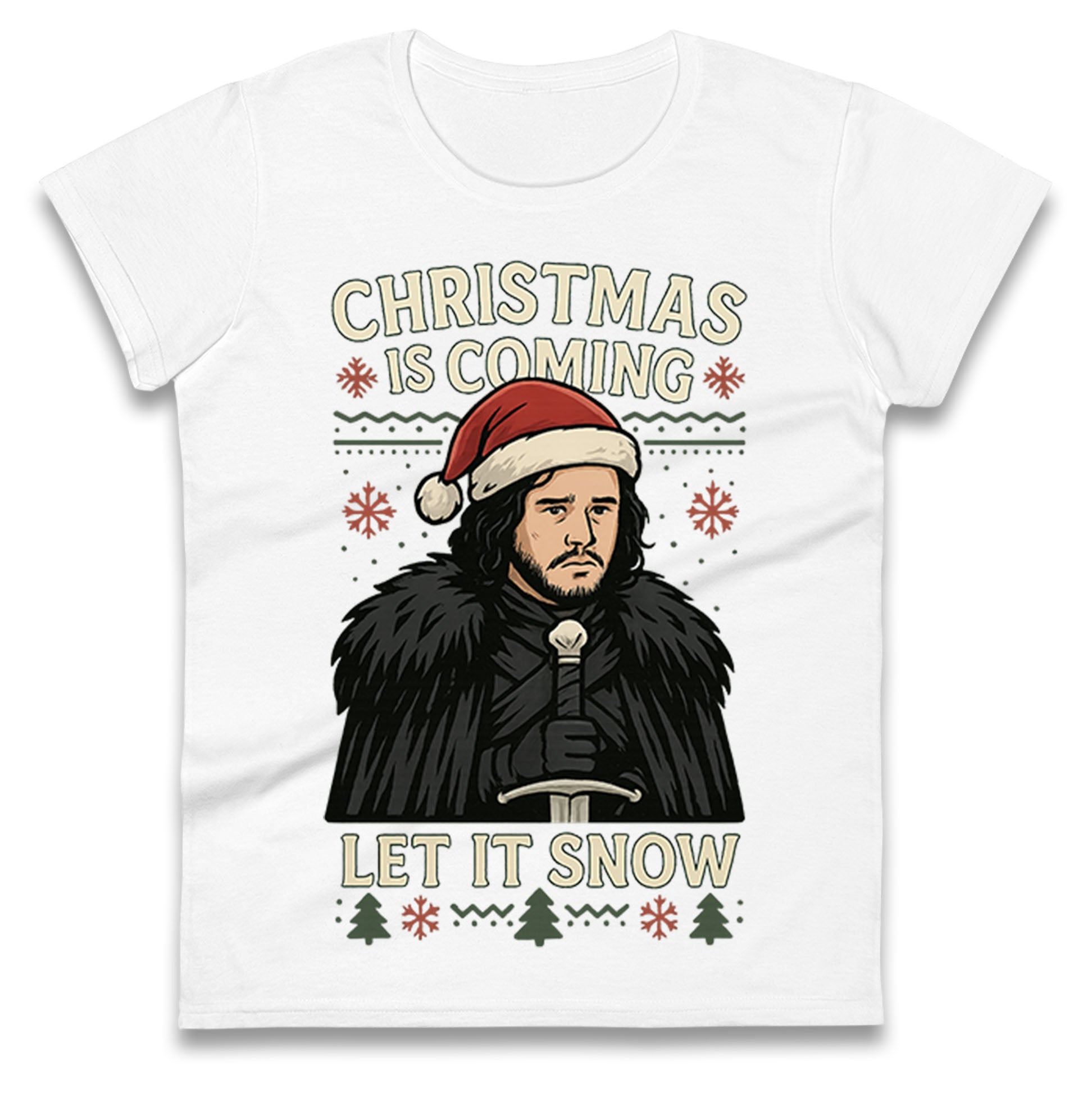 Game of Thrones Christmas Ladies T Shirt