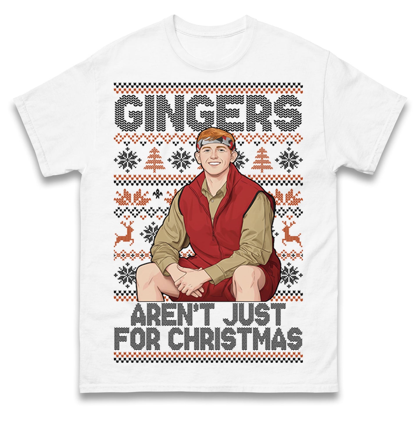 Angry Ginge Xmas T Shirt
