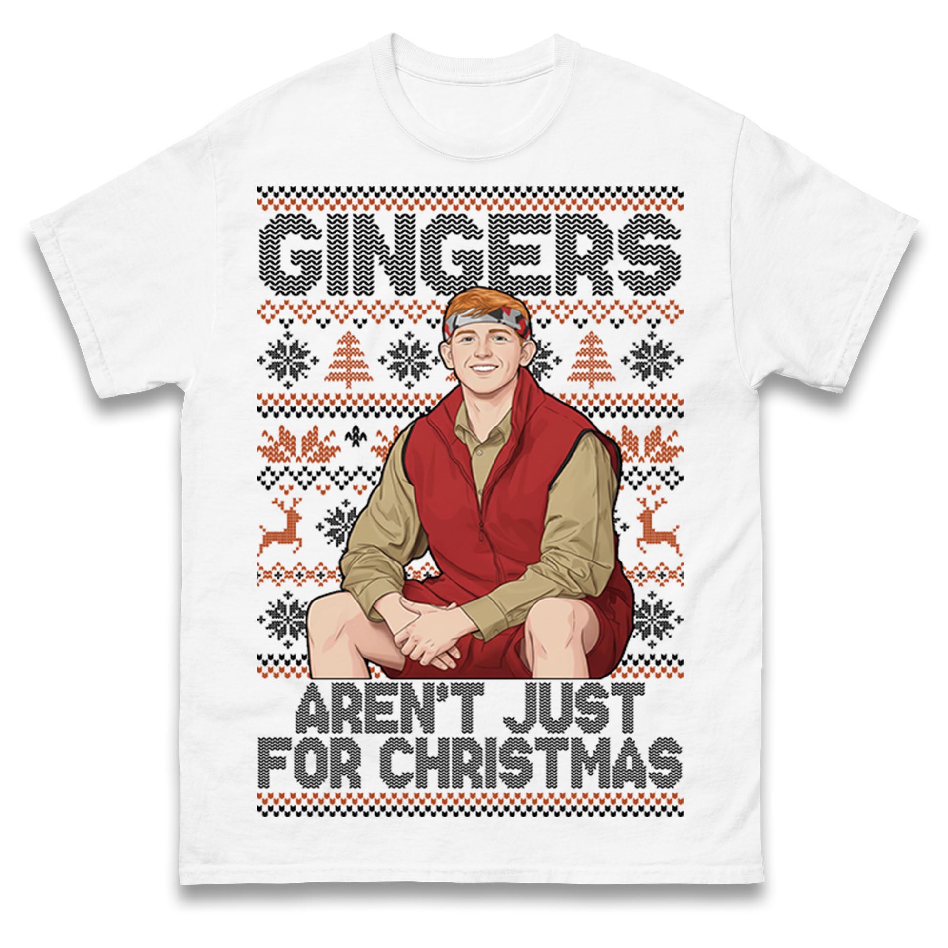 Angry Ginge Xmas T Shirt