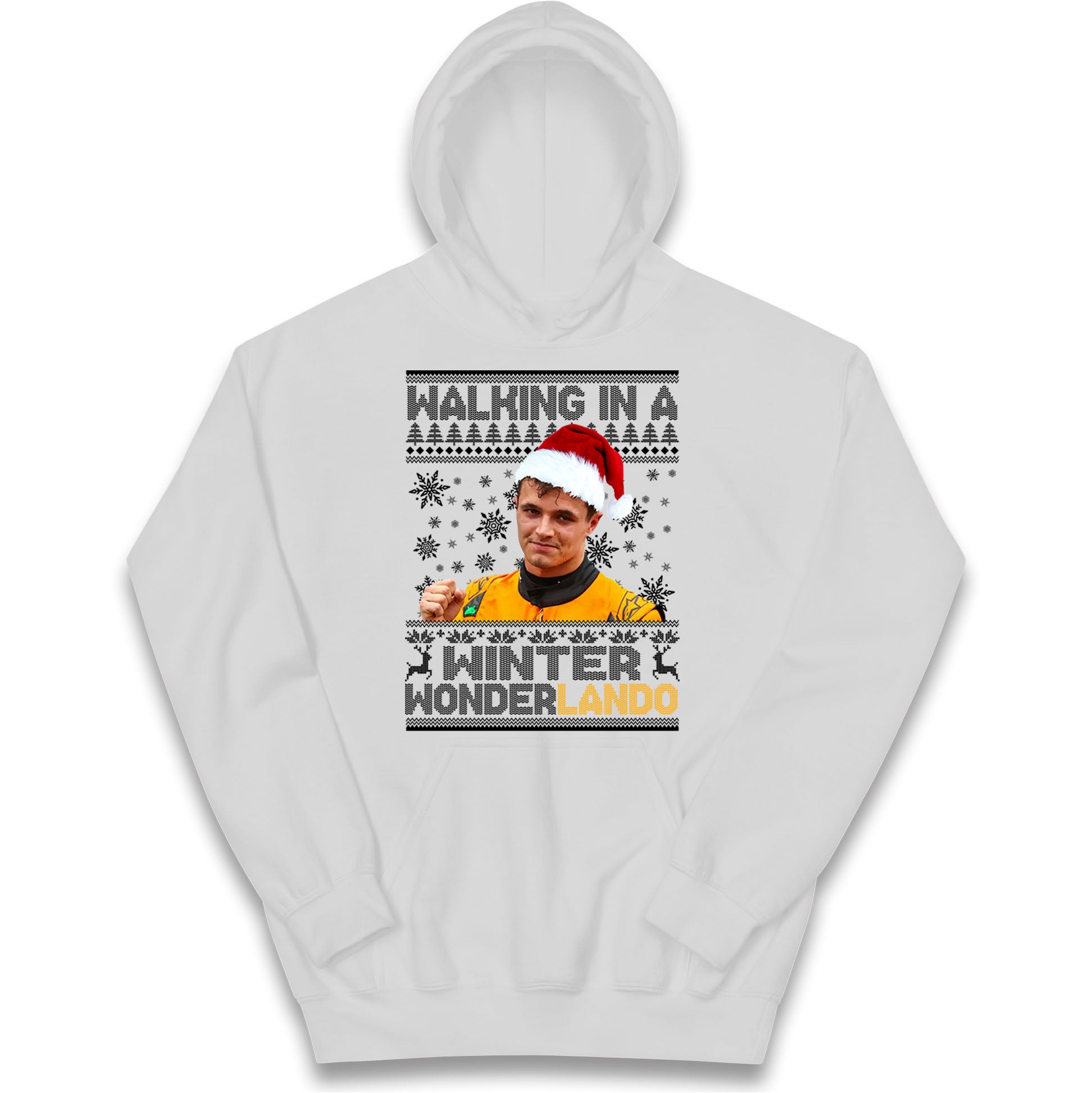 Lando Norris Christmas Kids Hoodie
