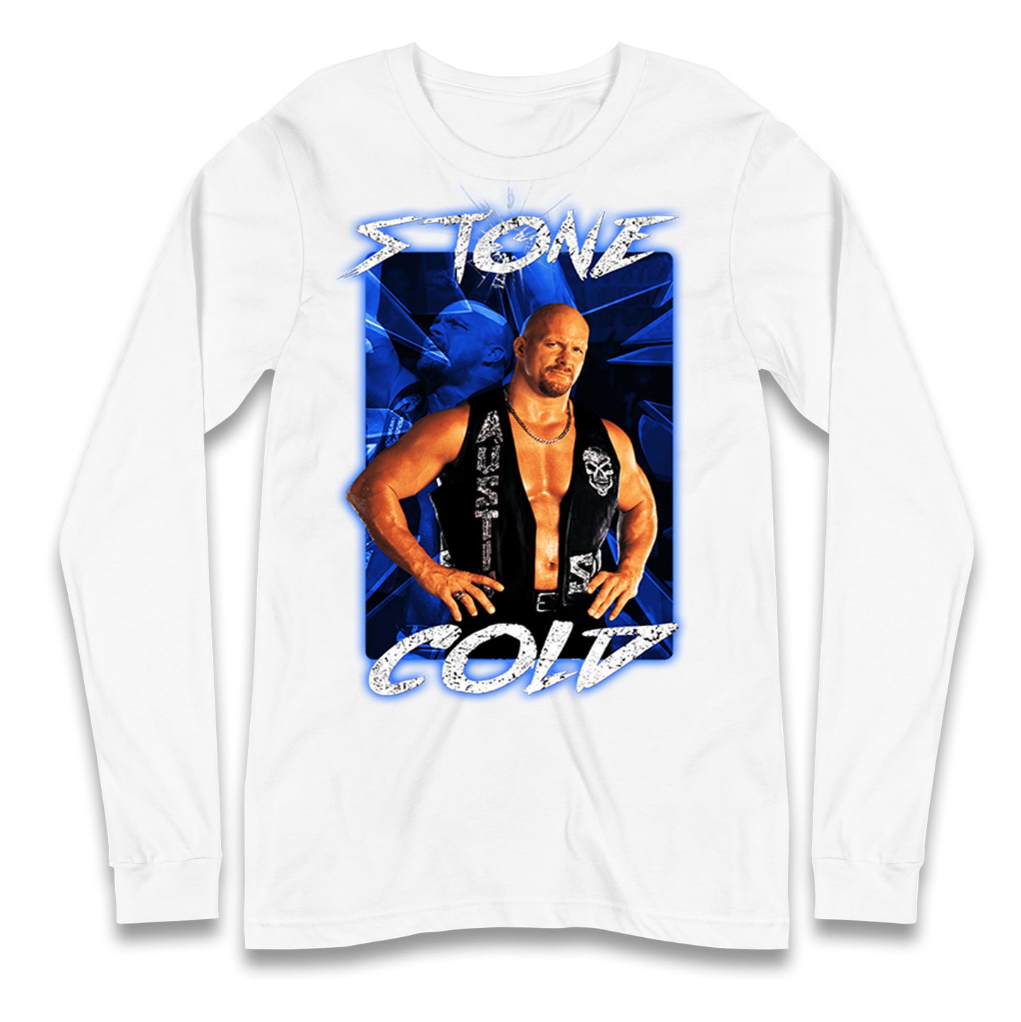 Stone Cold wwe Bootleg Long Sleeve T Shirt
