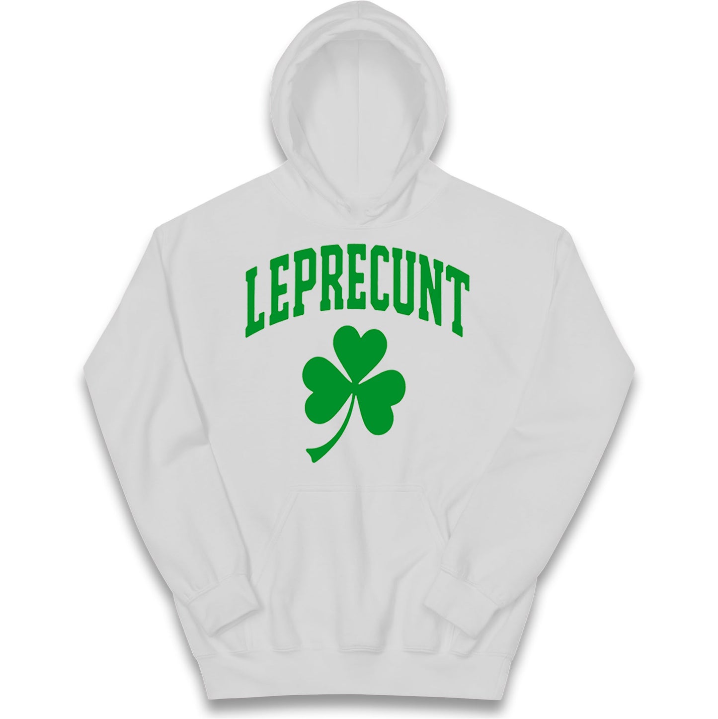 Leprecunt St Patricks Day Kids Hoodie 