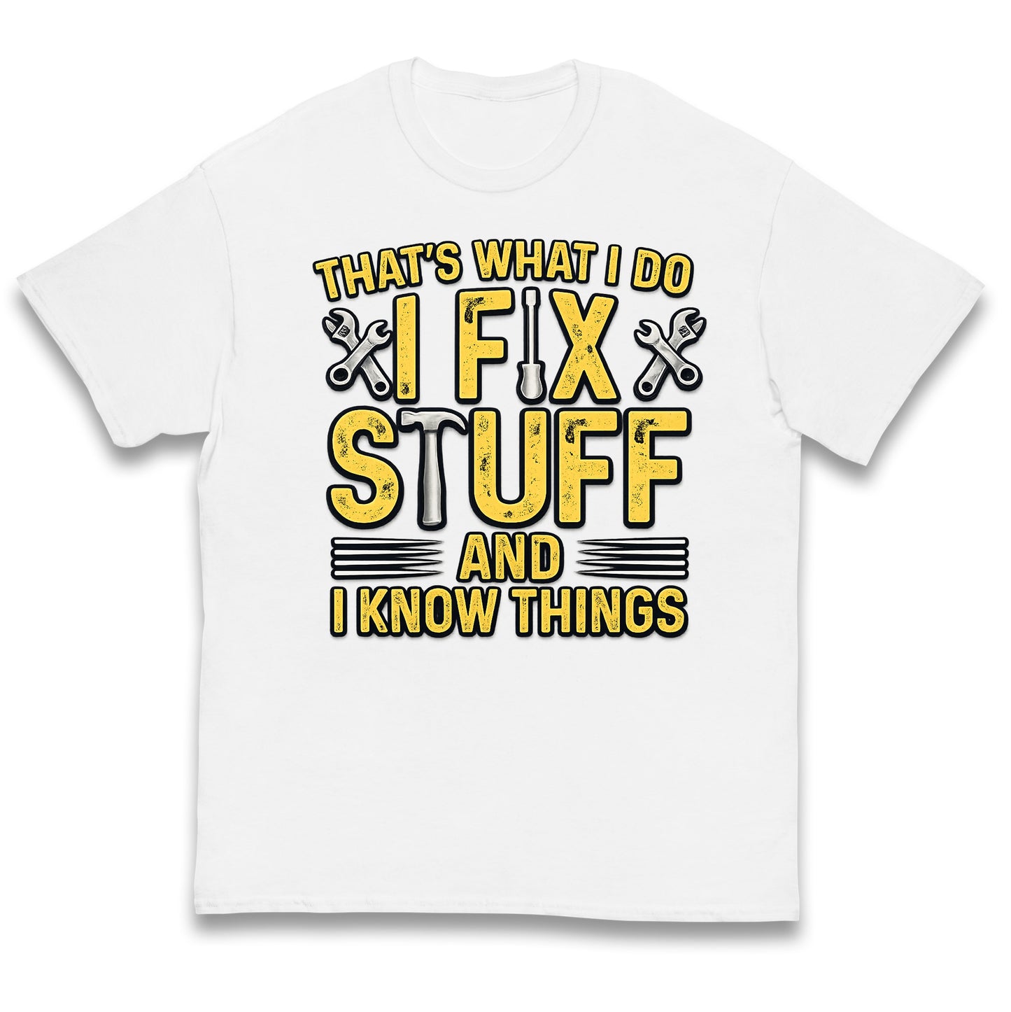 I Fix Stuff And I Know Things Kids T Shirt