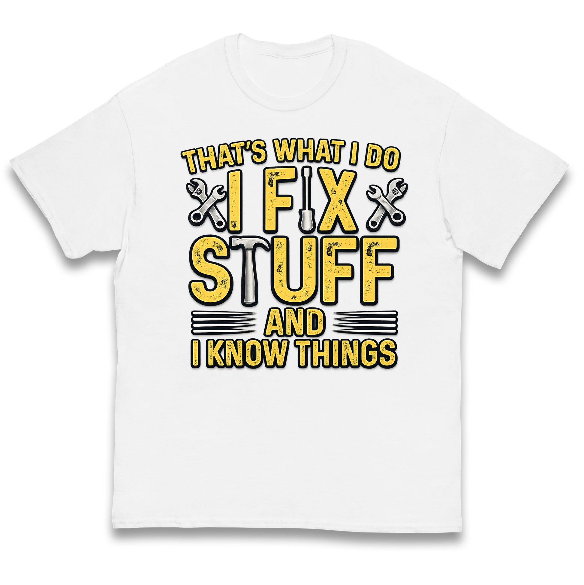 I Fix Stuff And I Know Things Kids T Shirt