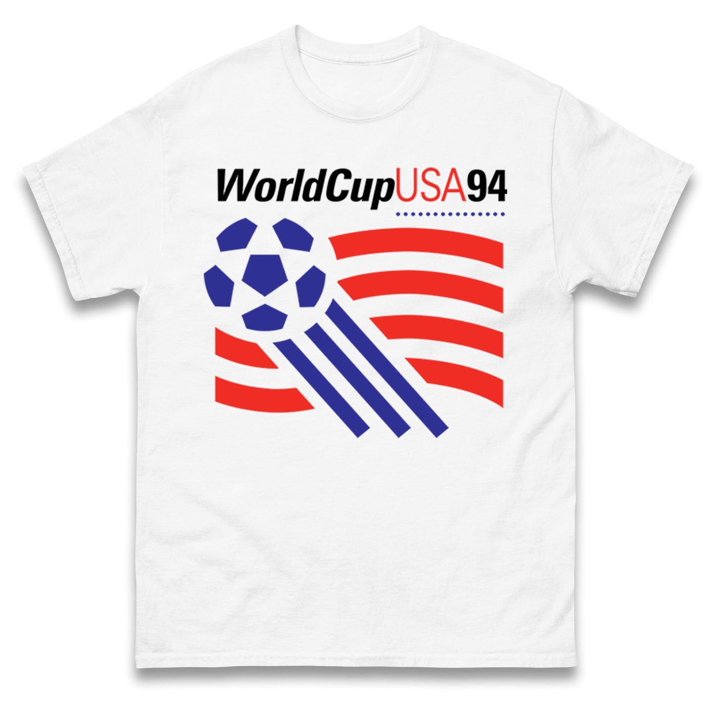World Cup USA 94 Soccer Ball with Flag Shirt 