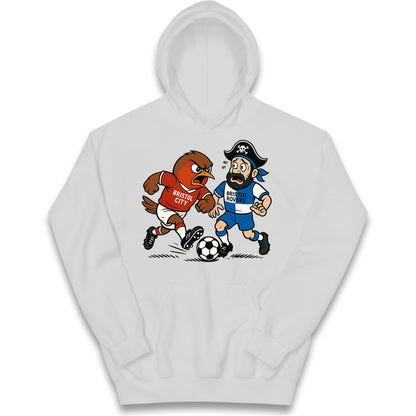 Vintage Bristol City Kids Hoodie
