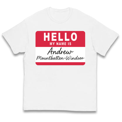 Andrew Mountbatten Windsor Kids T Shirt