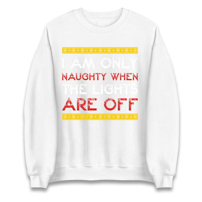 naughty christmas sweatshirt