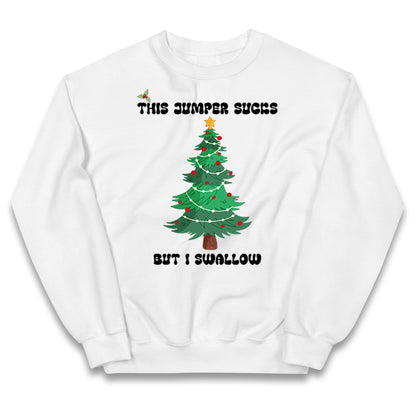 I swallow Christmas Kids Jumper