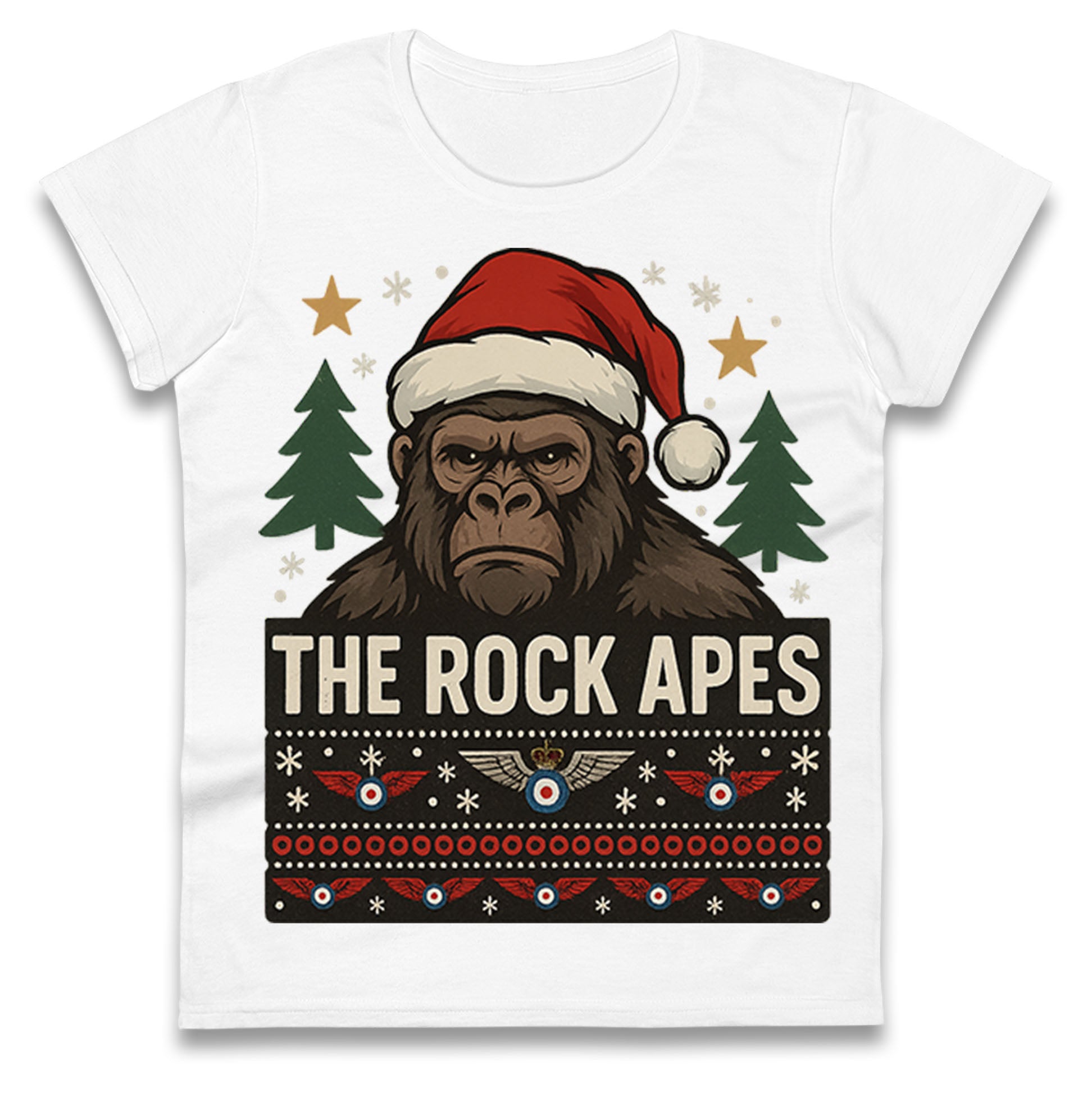 RAF Regiment Christmas Ladies T Shirt