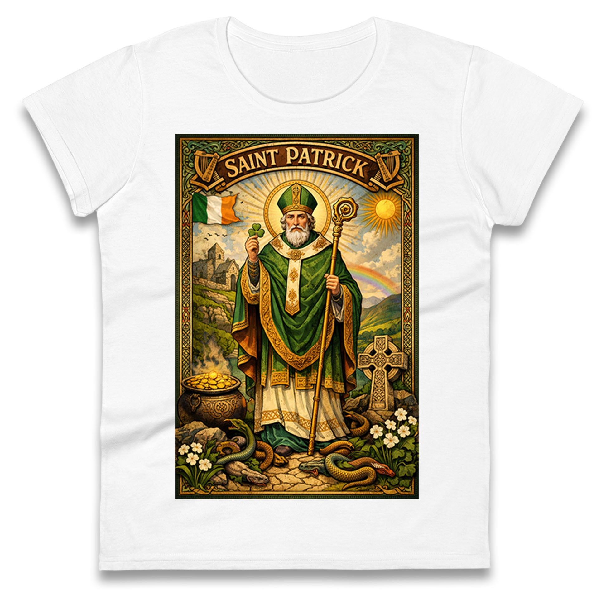 Saint Patrick Ladies T Shirt 