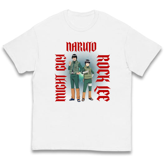 Naruto Might Guy And Rock Lee T Shirt