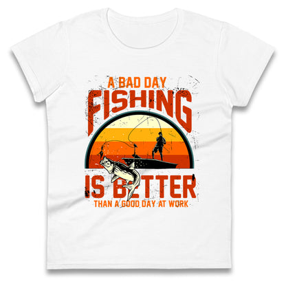 I love fishing Ladies T Shirt