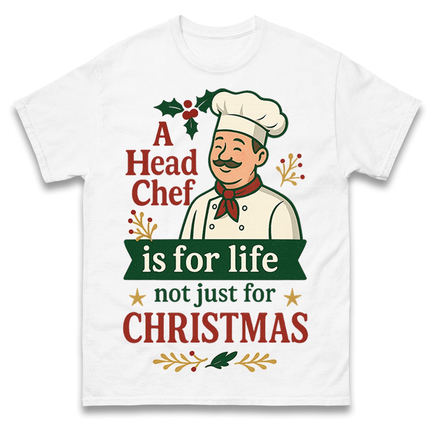 Head Chef Christmas T Shirt