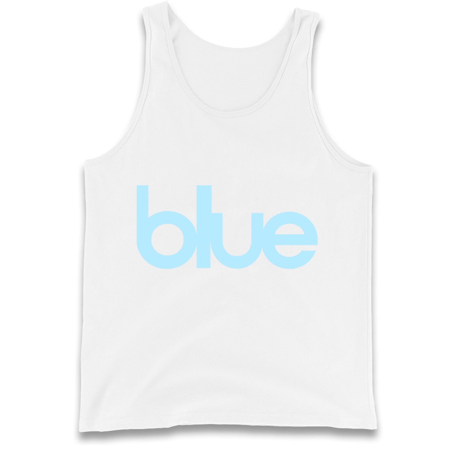 Blue Blur Robbie Williams Tank Top