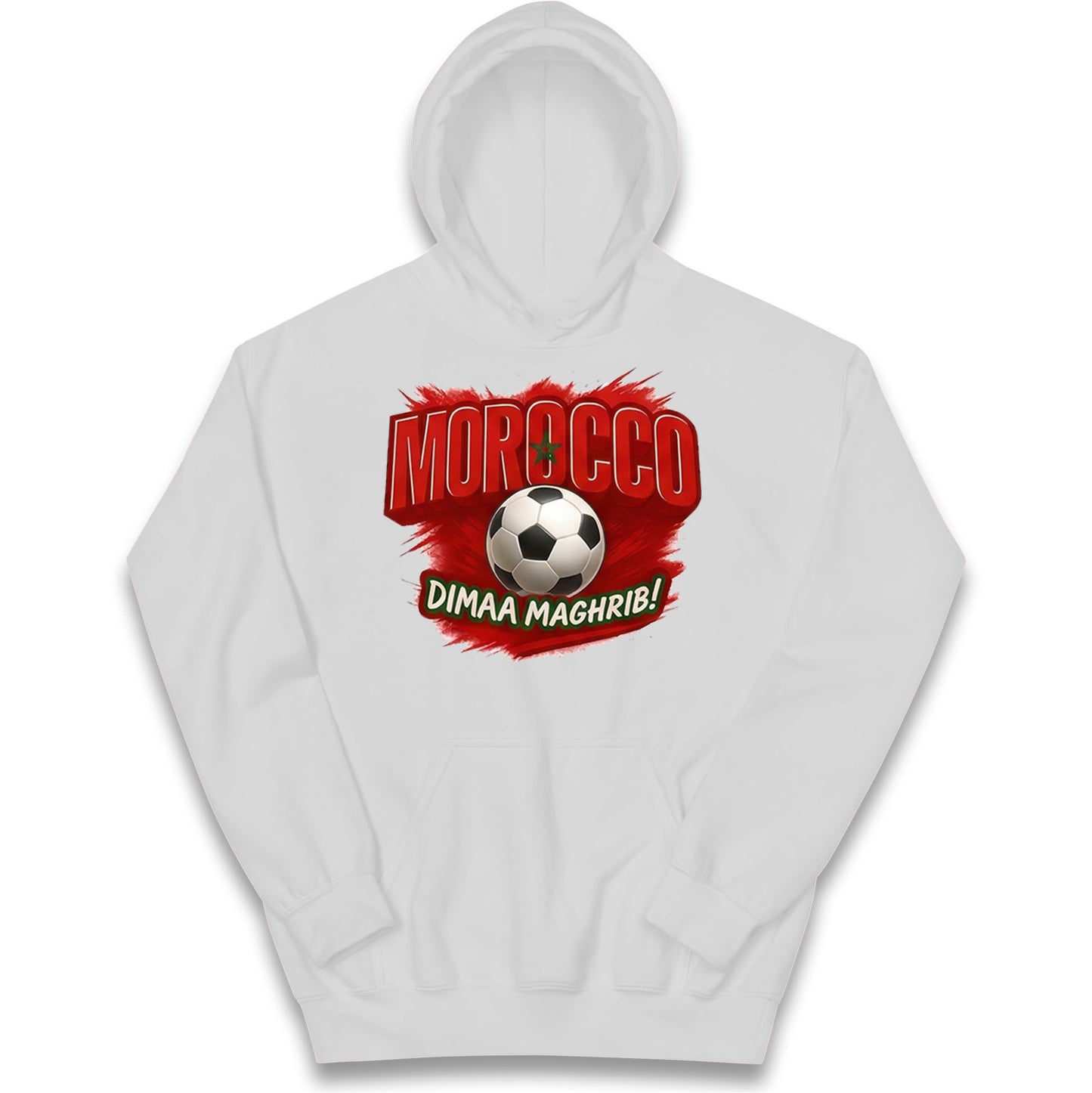 Morocco Retro World Cup Kids Hoodie 
