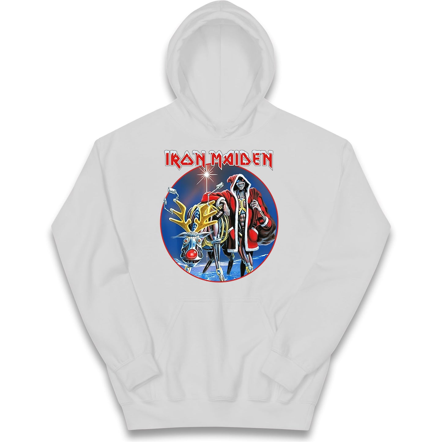Iron Maiden Christmas Kids Hoodie