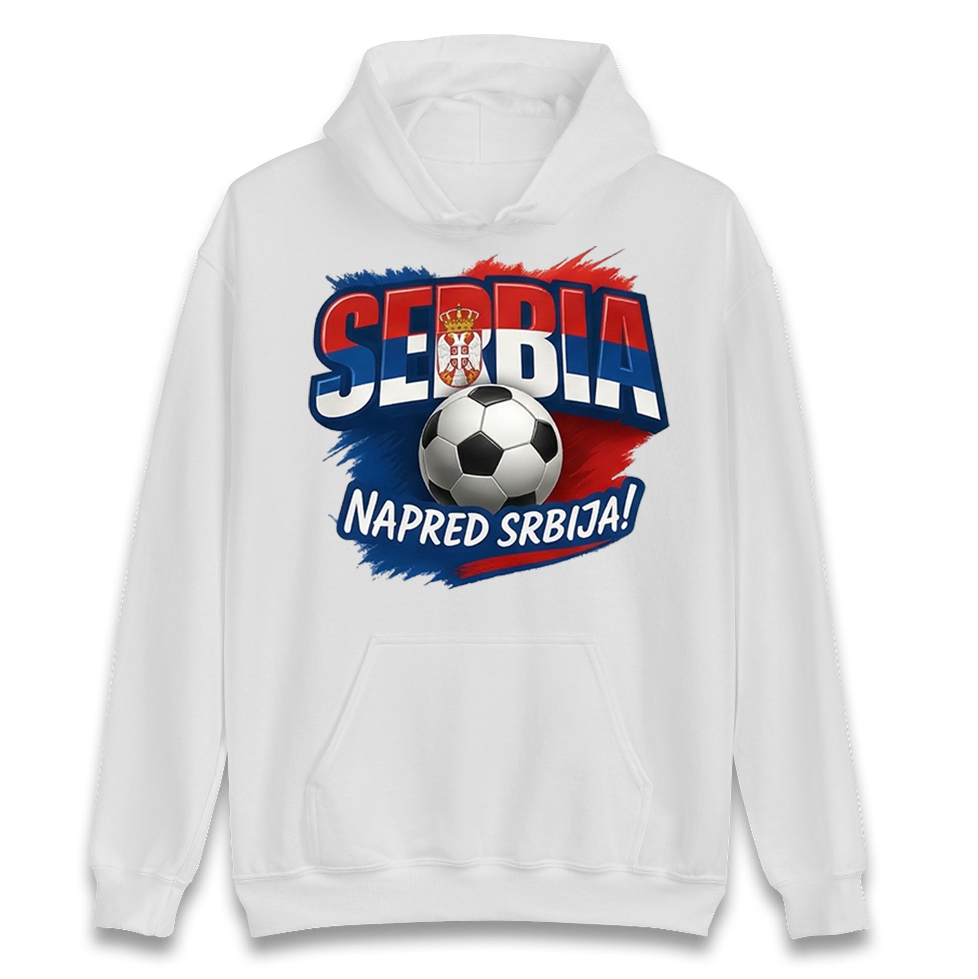 Serbia Retro World Cup Hoodie