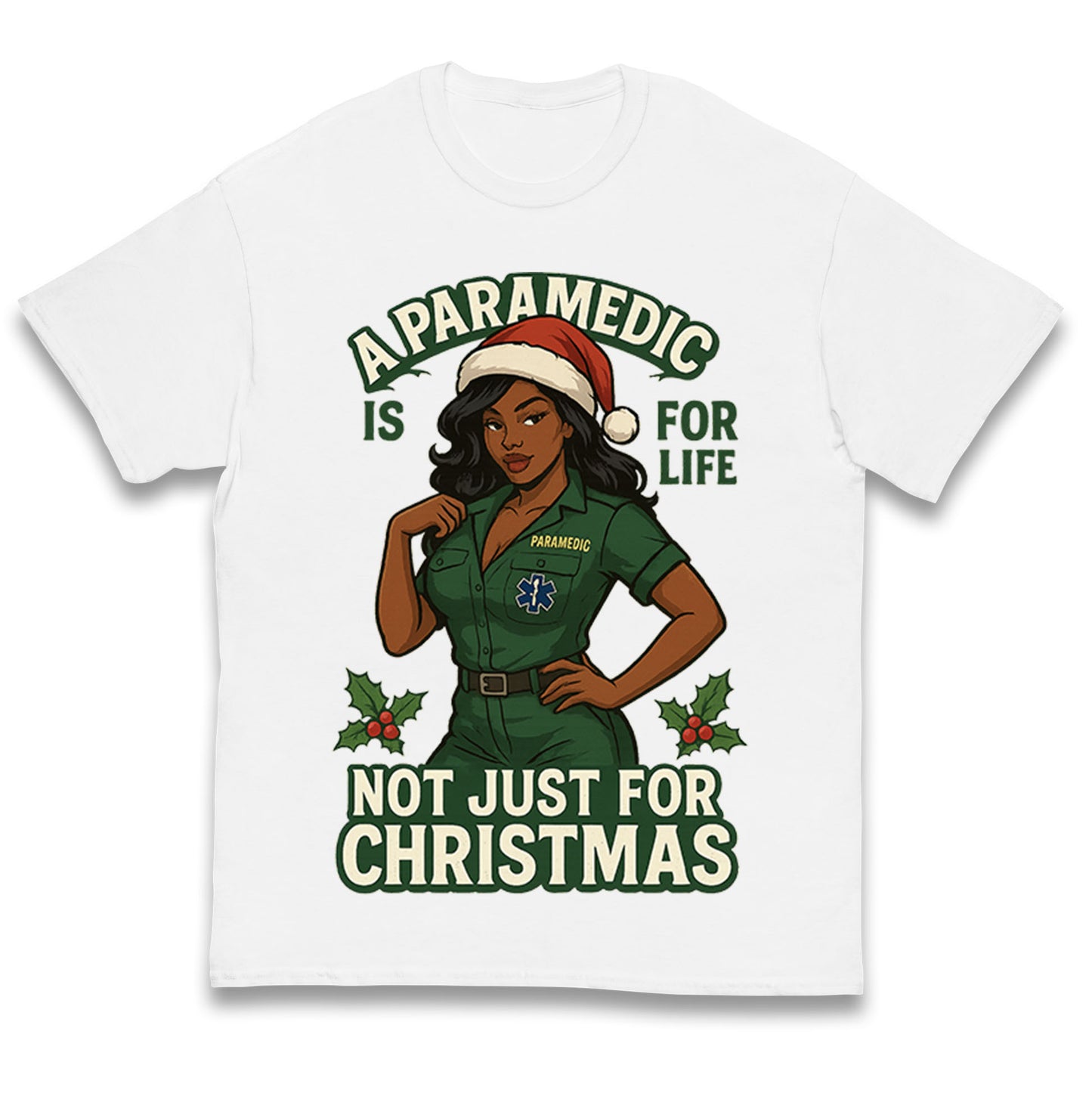 Paramedic Xmas Kids T Shirt
