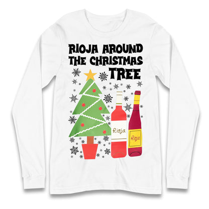 Rioja Wine Christmas Ladies T Shirt