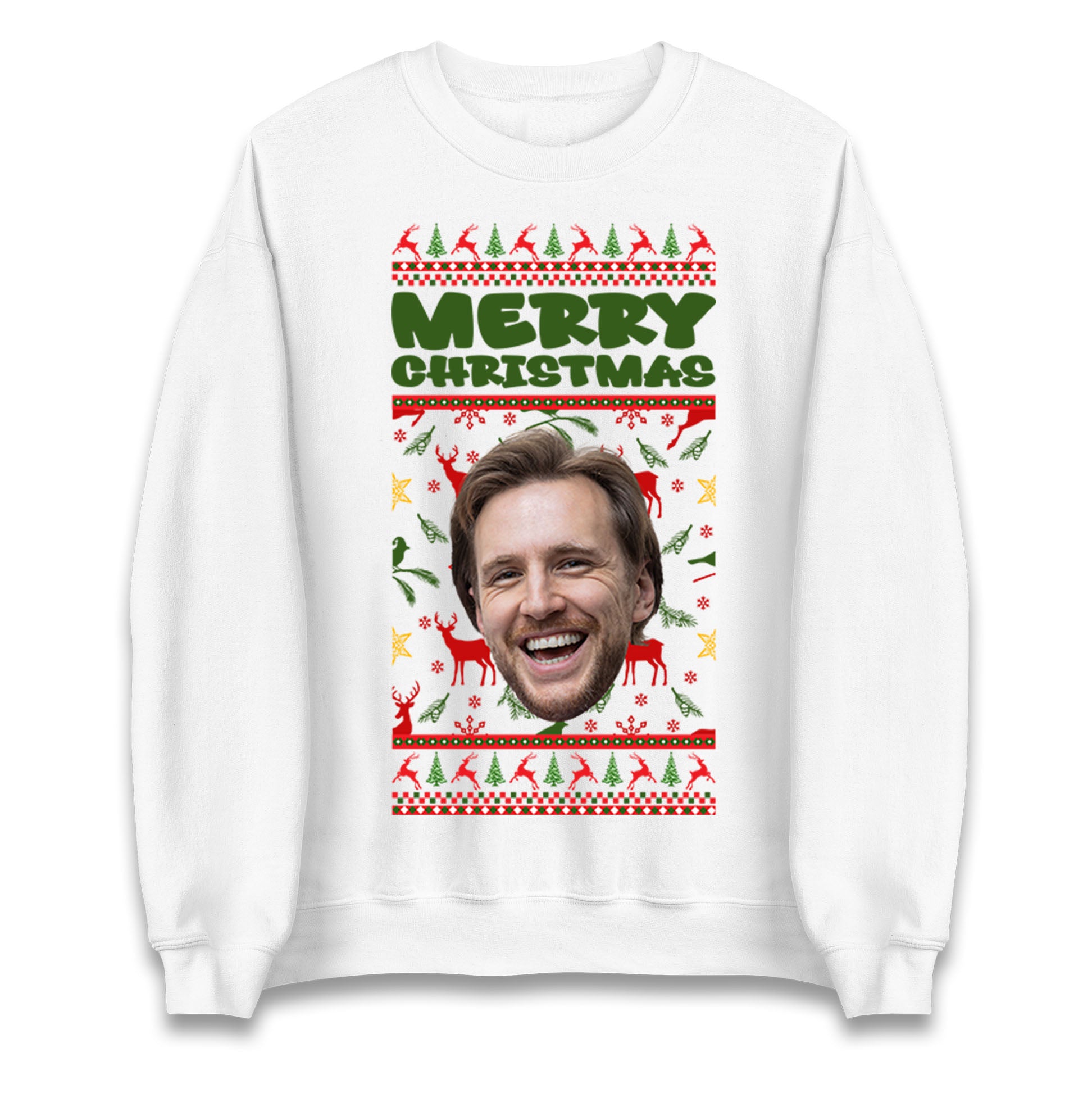 Personalise Merry Christmas Sweatshirt
