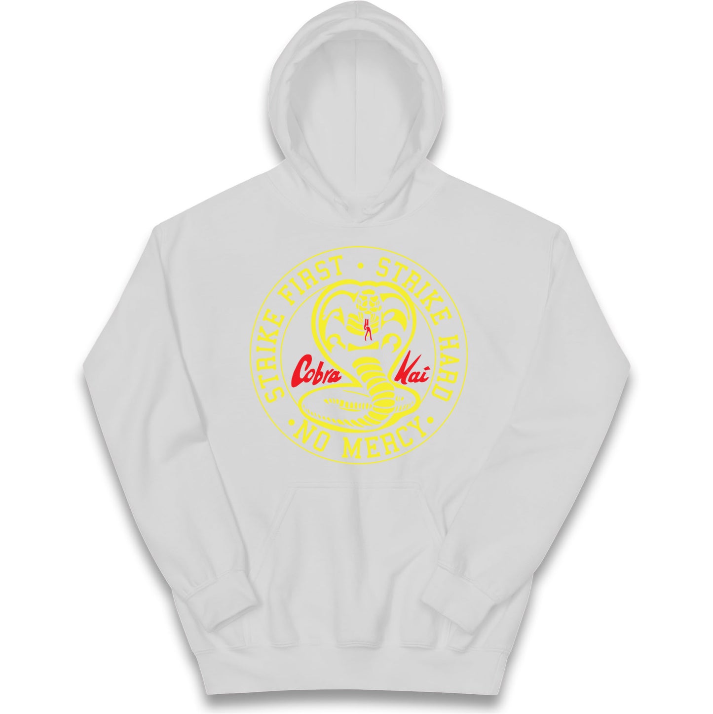 Cobra Kai Strike First Strike Hard Kids Hoodie