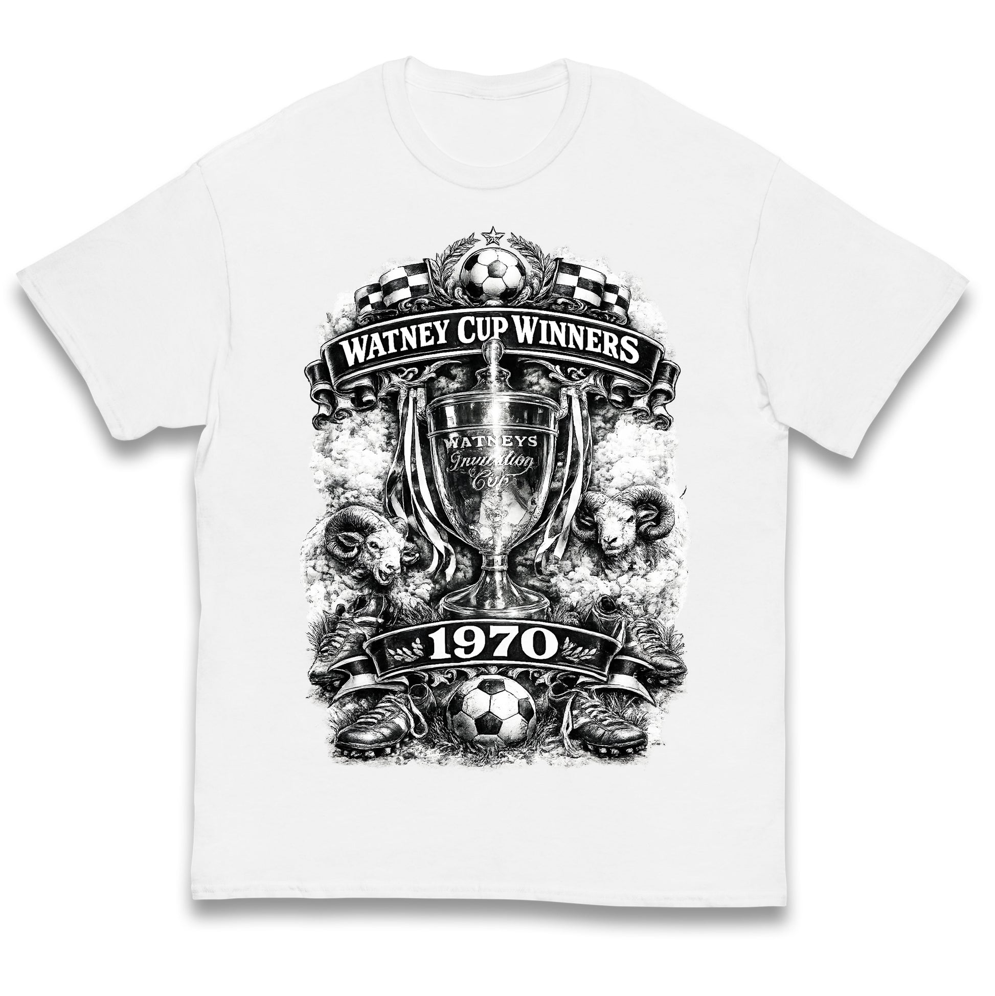 Retro Derby Watney Cup Winners 1970 Kids T Shirt