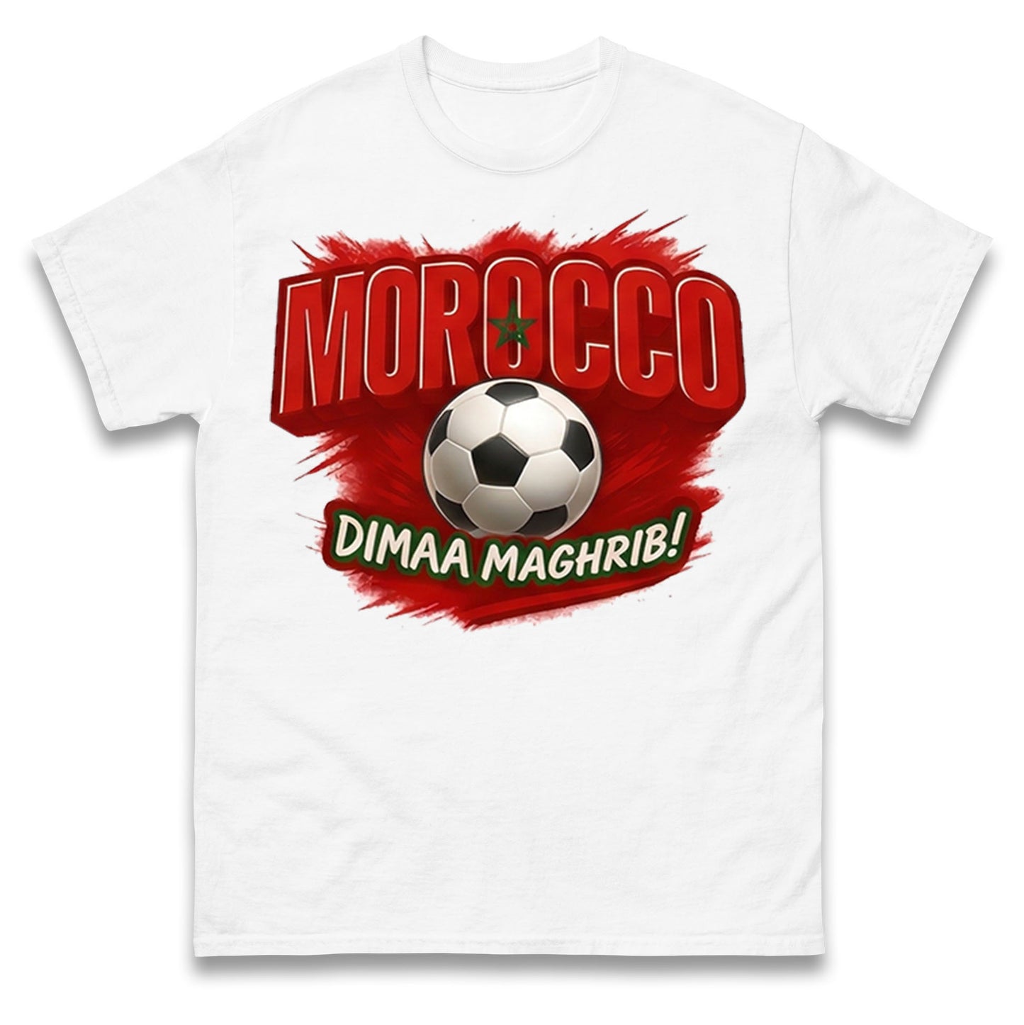 Morocco Retro World Cup T Shirt