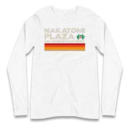 nakatomi plaza vintage long sleeve t shirt